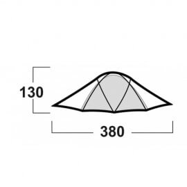 Husky Fighter Extreme 3-4 - tenda leggera - 3-4 persone - Verde