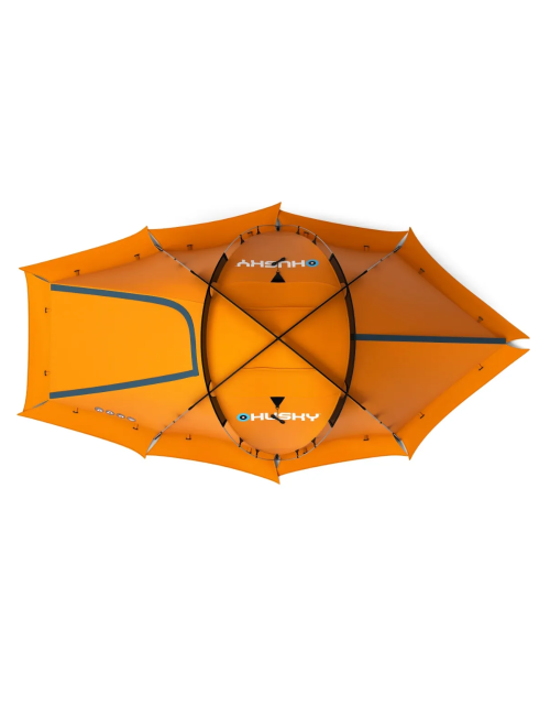 Husky Fighter Extreme 2021 3-4 - tente légère - 3-4 personnes-Orange