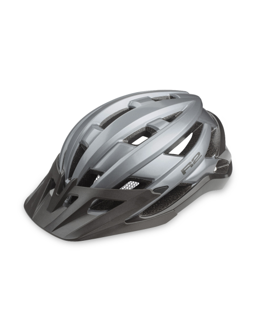 Casco de bicicleta R2 Guard para bicicletas eléctricas - tecnología «in-mold» - Gris