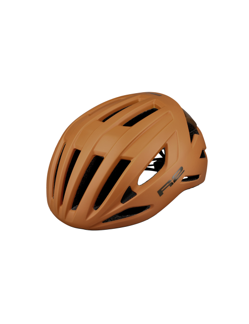 R2 fietshelm Vantage - in mold technologie - Oranje Bruin
