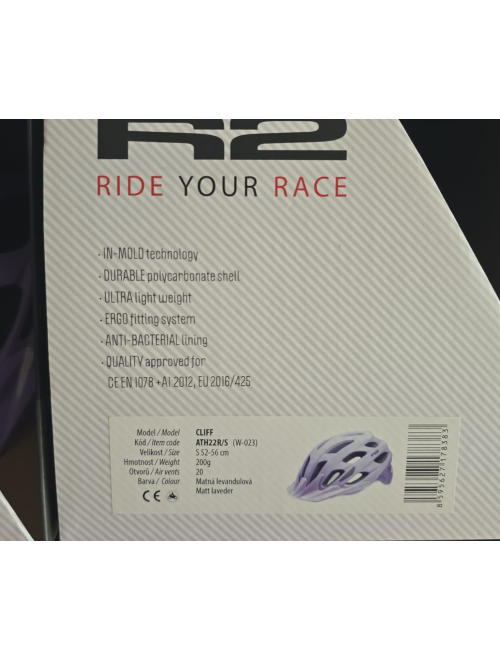 R2 Radfahren Helm Cliff Lila - In-Mold-Technologie & Komfort | CheapOutdoor