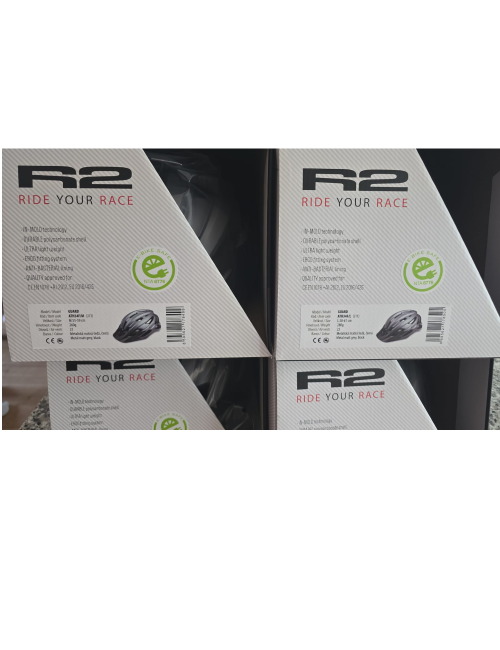 R2 Guard E-bike Cycling Helmet Grey NTA 8776 | In-Mould Safety Helmet