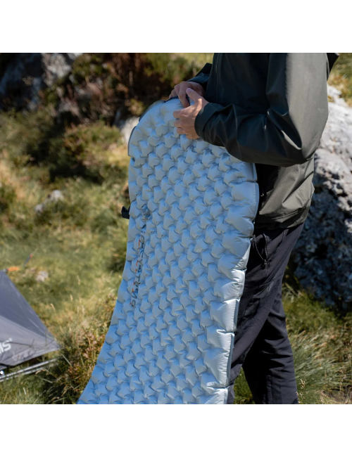 Matelas gonflable LifeSystems Lite - Regular avec sac-pompe - Gris