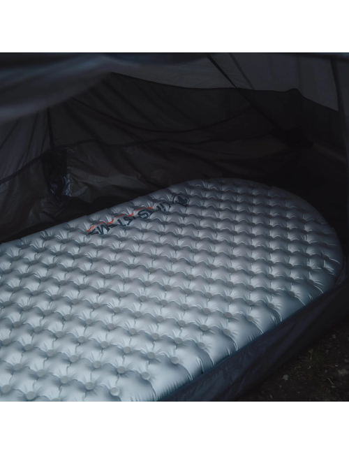 Matelas gonflable LifeSystems Lite - Regular avec sac-pompe - Gris