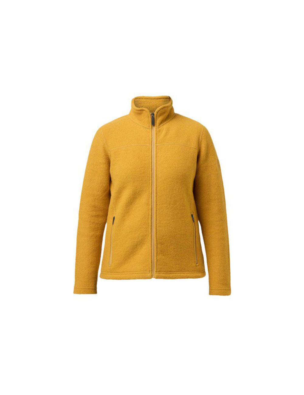Ivanhoe dames wollen full-zip vest Beata Autumn Blaze - Geel