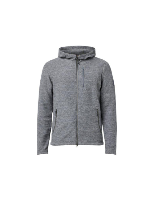 Felpa con cappuccio Ivanhoe Titus da uomo in lana - Grey - Grigio