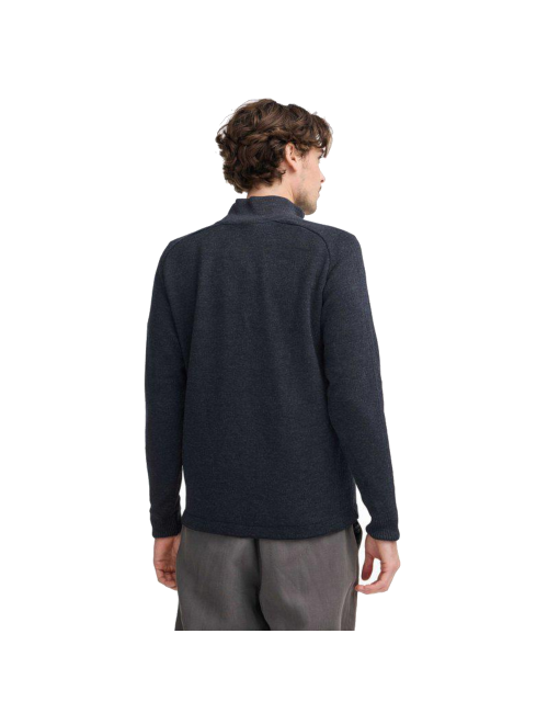 Veste Ivanhoe Henry Full Zip Windbreaker Steelblue - laine mérinos - Bleu