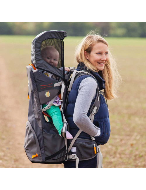 Portabambini LittleLife Cross Country S4 - Grigio