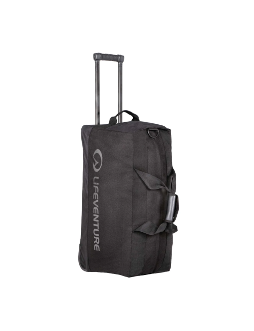 LifeVenture Expedition Wheeled Duffle 100 liter Rigid Base - reistas - Zwart