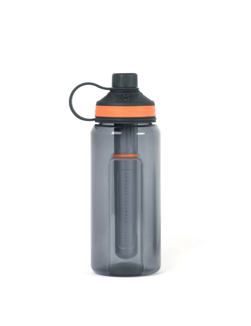 Botella con filtro de agua Lifesystems Filter + Purifier - Gris