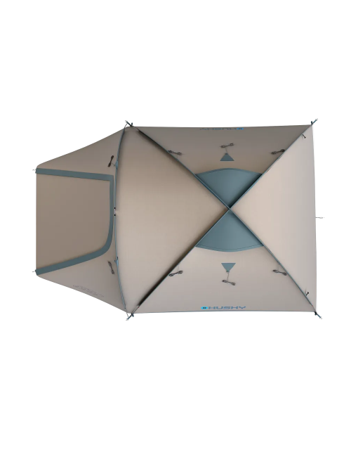 Husky Bizon 4 Classic - klassieke tent - 4 persoons - Licht Grijs
