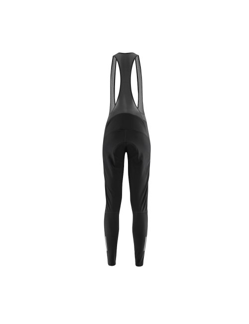 Pantaloni da ciclismo lunghi Loeffler W Bike Bib Tights AB Elastic da donna - Nero