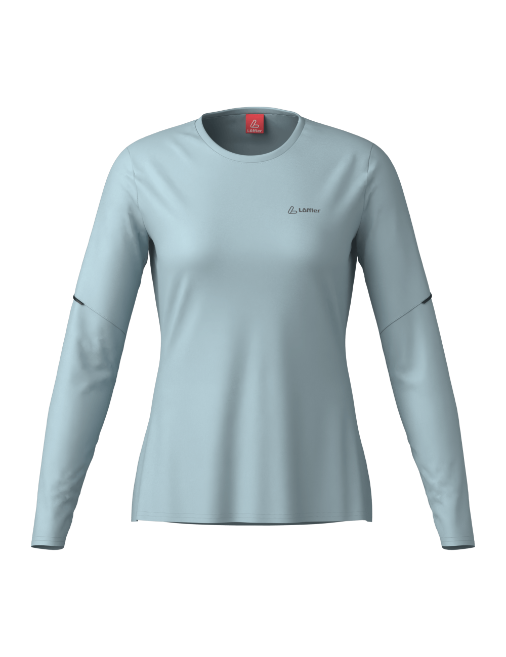 Maglietta Loeffler da donna a maniche lunghe W Midshirt Motion - Azzurro