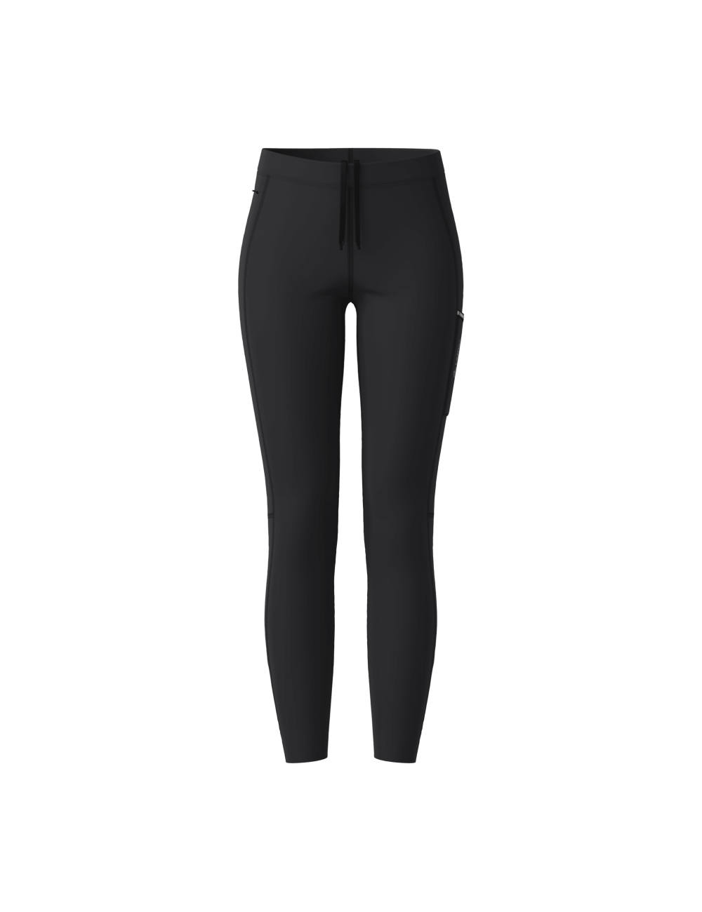 Loeffler hardloopbroek voor dames W Long Tights Thermo Basic - Zwart