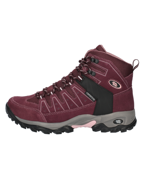 Brütting wandelschoenen Mount Pinos High met comfortex - Bordeaux - Roze