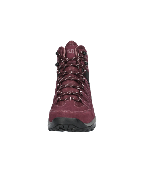 Chaussures de randonnée Brütting Mount Pinos High avec Comfortex - Bordeaux - Rose