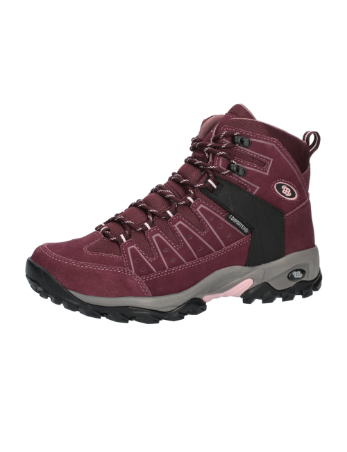 Brütting wandelschoenen Mount Pinos High met comfortex - Bordeaux - Roze