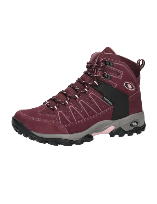 Brütting Wanderschuhe „Mount Pinos High“ mit Comfortex – Bordeaux – Rosa