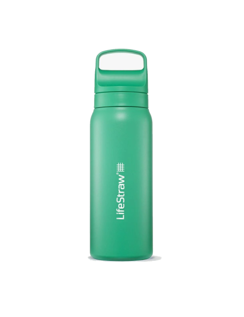 LifeStraw water filter bottle Go 2.0 Kyoto Orange stainless steel insulated 700 ml - Orange