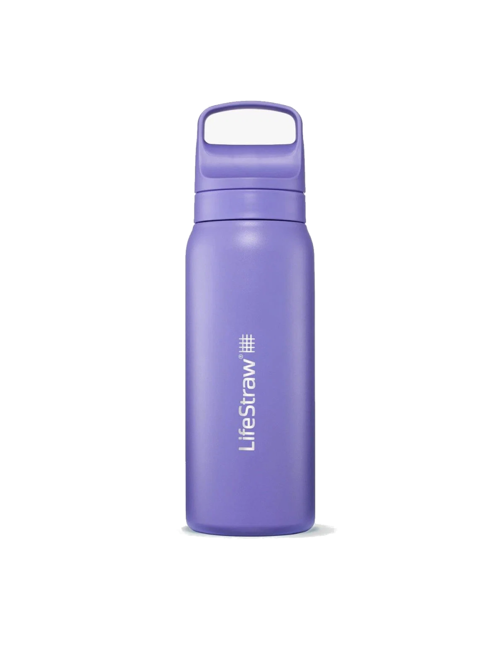 LifeStraw Go 2.0 Thistle Purple Stainless Steel Insulated Water Filter Bottle, 700 ml – Purple