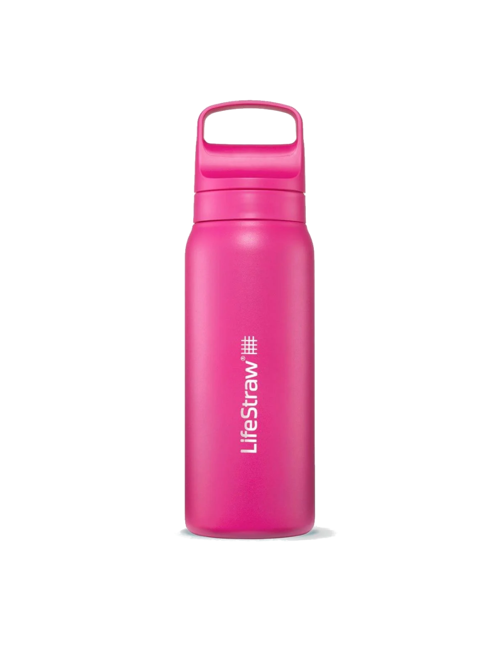 LifeStraw Go 2.0 Orchid Pink Stainless Steel Insulated Water Filter Bottle, 700 ml – Pink
