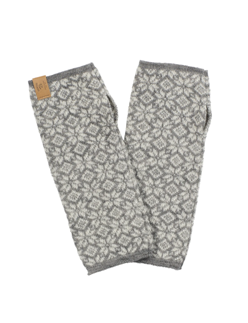 Ivanhoe Fiona wrist warmer – Grey Marl – One Size – Grey