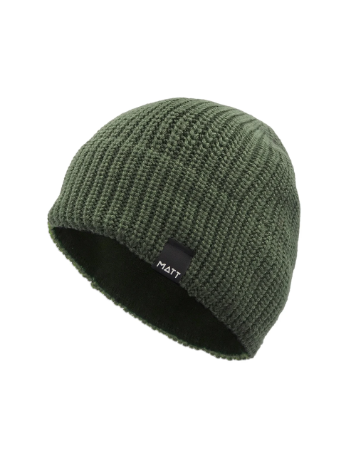 Gorro Matt MattWarm - Talla única - Lana merina - Verde