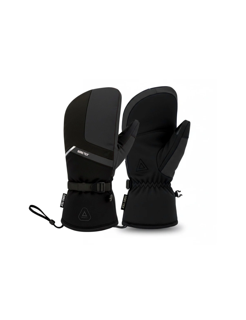 MATT skihandschoenen voor heren Torb Mitten Gore-tex® wanten - Zwart