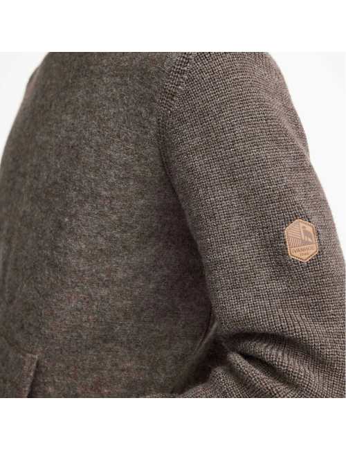 Ivanhoe NLS Pentland Hood Nutmeg men’s jumper – Light brown