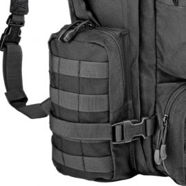 Defcon 5 Rucksack Extremer modularer Rucksack 60 Liter-Schwarz