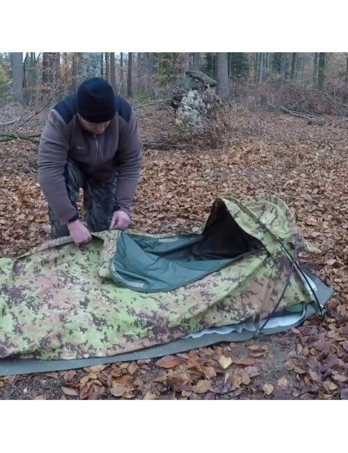 Defcon 5 Zelt Bivi - kompakter Unterstand - nur 1700 Gramm-Camo VI