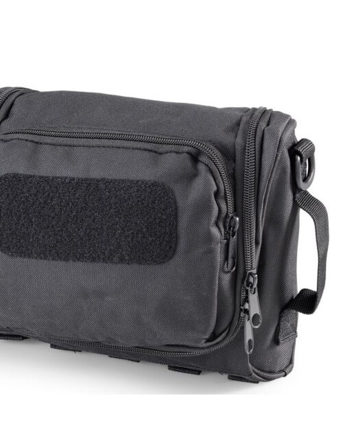 Defcon 5 tactical compact borsa da toilette con un sacco di spazio di archiviazione-nero