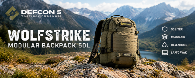 Nieuw bij CheapOutdoor: Ontdek de Defcon 5 Wolfstrike Modular Backpack 50L!